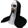 Racxily Black and White Nun Mask Horror Female Ghost Face Headgear Mask Halloween Decorations Prom Party Supplies - 2 of 3