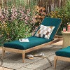 78"x24" Woven Outdoor Chaise Lounge Cushion - Threshold™ - 2 of 4