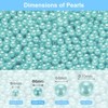 Unique Bargains No Hole ABS Round Faux Pearl for Vase Fillers DIY Home Decoration 2500 Pcs - 2 of 4