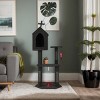 FURNIinspire Pet Tower Multi-Level Cat Tree Tower Halloween Cat House with Scratching Posts Hanging Toy, Cat Furniture, Black, 23.4"*23.4"*54.6" - 4 of 4