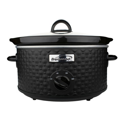 Crock Pot 7qt Cook & Carry Programmable Easy-Clean Slow Cooker - Premium  Black