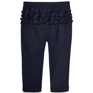 City Threads USA-Made Baby Ruffle Butt Soft Cotton Leggings - 1 of 3