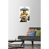 Trends International NHL Boston Bruins - David Pastrnák Feature Series 24 Unframed Wall Poster Print Clear Push Pins Bundle 14.725" x 22.375" - 2 of 4