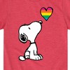 Boys' - Peanuts - Snoopy Rainbow Heart Short Sleeve Graphic T-Shirt - 2 of 4