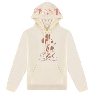 Ladies Mickey Mouse Fashion Shirt - Disney Mickey Mouse Hoodie with Foil - 1 of 4