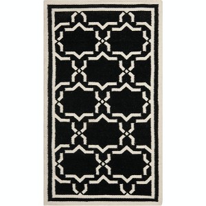 Dhurries DHU545 Hand Woven Flat Weave Indoor Rugs - Safavieh - 1 of 4