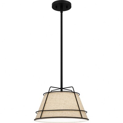 Quoizel Lighting Burbidge 1 - Light Pendant in  Matte Black