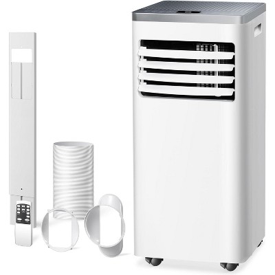 ZAFRO Portable Air Conditioner, 8,000 BTU AC Unit for Bedroom Room Garage RV, 24H Timer/Remote Control/2 Speeds/LED Display