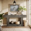 Tribesigns Farmhouse 2-Tier 63" Console Table with U-Shaped Base for Living Room - 4 of 4
