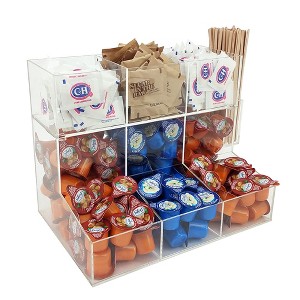 OnDisplay Acrylic Sugar/Creamer Station with Removable Top Tier - 1 of 3