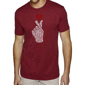 LA Pop Art Men's Premium Blend Word Art T-shirt - K-Pop - 1 of 4