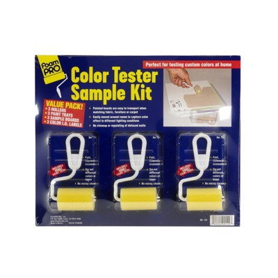Foam Pro 10 in. W X 12 in. L White Foam Core Color Test Value Pack (Case of 40)
