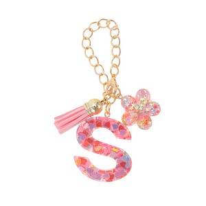 Unique Bargains Flower Letter Water Cup Pendant 1 Pc - 1 of 4