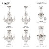 Livex Lighting Valentina 3 - Light Chandelier in  Brushed Nickel - 2 of 4