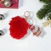 Unique Bargains Christmas Keychain with Double Ring and Lobster Clasp Metal Plush 1 Pc - 4 of 4