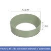 Unique Bargains Silicone Protective Water Bottle Bottom Boot for 70mm 4 Pcs - 2 of 4