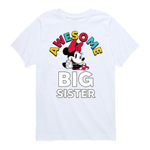 Girls' - Disney - Awesome Big Sister Short Sleeve Graphic T-Shirt - 1 of 4