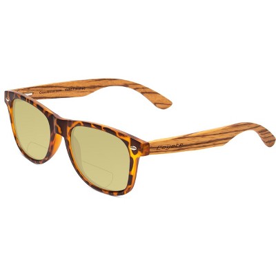 Coyote Eyewear Woodie Polarized Sun OR Bi-Focal Sunglasses