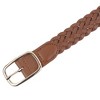 INSPIRE CHIC Women's Braided Square Buckle Fashion Versatile for Coat Jeans Decorative Belts - 2 of 4