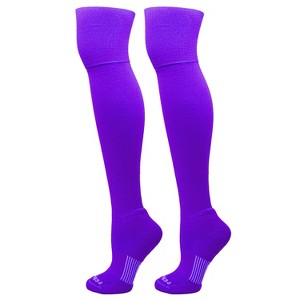 MK Socks Extreme Over the Knee Sports Socks - Purple - 1 of 2