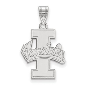 Black Bow Jewelry 14k White Gold Idaho Vandals NCAA Large Pendant - 1 of 3