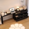 Famapy Convertible Dresser,Makeup Vanity Desk with 6 Drawers,Study /Computer Desk,All - in - One Storage Unit for Home Office Space Upgrade - 2 of 4