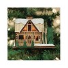 Old World Christmas Wooden Santa's Ski Lodge Ornament - 2 of 3