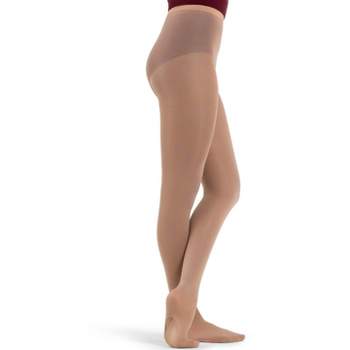Capezio Chestnut Brown Women's Professional Fishnet Seamless Tight, X-large  : Target