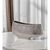HomeRoots 7" Nickel Aluminum Table Vase - 2 of 4