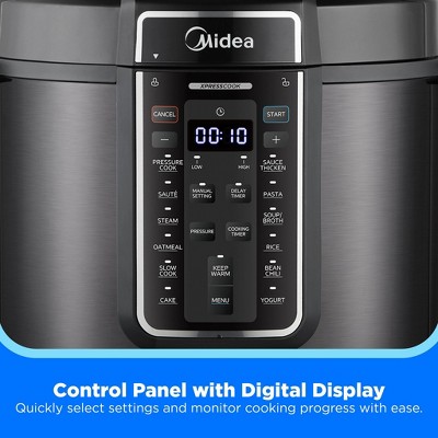 Midea 8qt 12-in-1 Electric Pressure Cooker & Multi-Cooker - Thumbnail 3