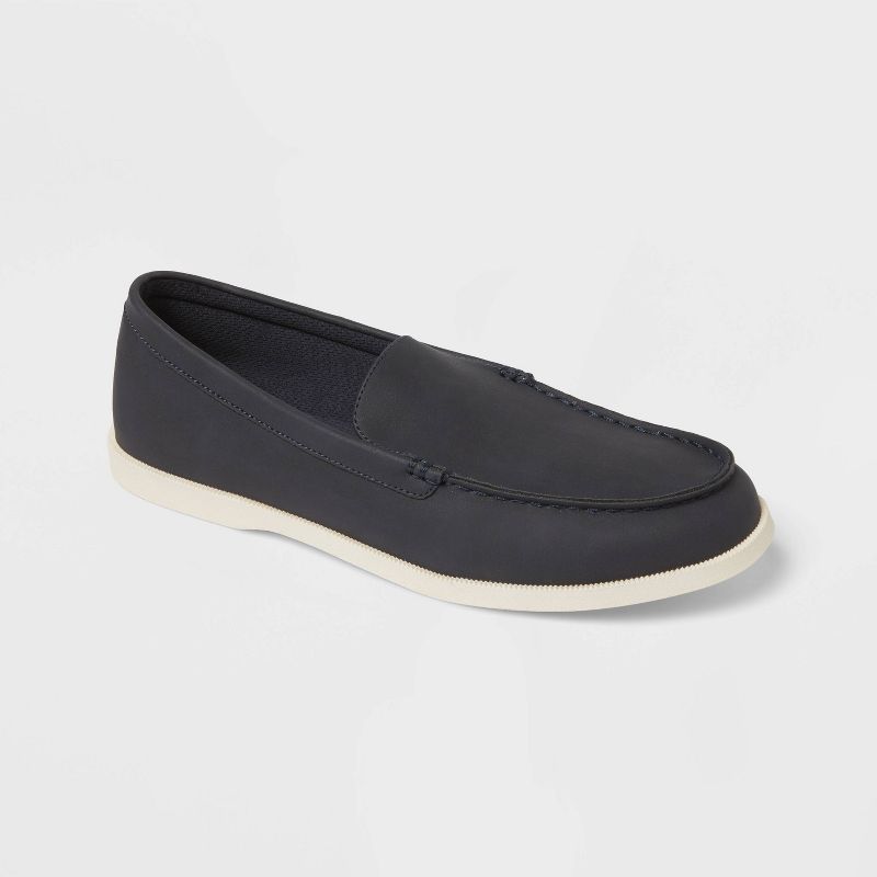 Men's Alfred Slip-on Loafers - Goodfellow & Co™ Navy Blue 7