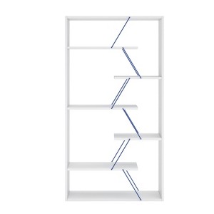 Maliang Open Bookcase with 6 Shelves, for Office and Living Room, Large Bookshelf Organizer - 1 of 4