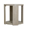 DOMETOUR Modern Coffee Table with Walnut MDF Top and Natural Oak Legs For Living Room - 2 of 4