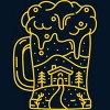 Men's Design By Humans Christmas Beer By VEKTORKITA T-Shirt - 2 of 4