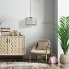 10" Parvinda Silver/White and Brass Pendant Lamp - River of Goods: Adjustable Ceiling Fixture, UL Listed - 3 of 4