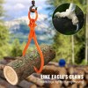 VEVOR Log Skidding Tongs, 18 inch 2 Claw Log Lifting Tongs, Heavy Duty Steel Lumber Skidding Tongs, 772 lbs/350 kg Loading Capacity, Log Lifting - 4 of 4