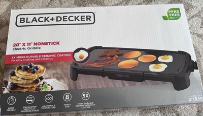 BLACK+DECKER Family-Sized Electric Griddle