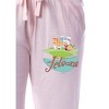 The Jetsons Women's Characters Family Logo Sleep Jogger Pajama Pants Pink - 2 of 3