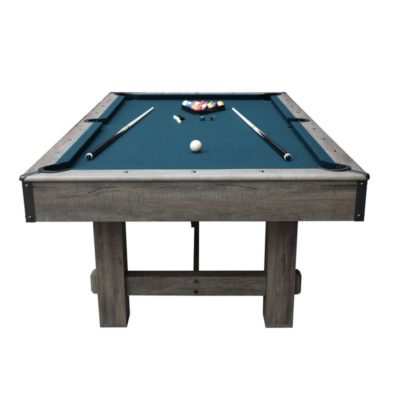 Hathaway 7&#39; Logan 3 in 1 Pool Table with Benches, 4 of 11