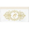Linum Home Textiles 100% Turkish Cotton MONICA Gold Thread 2PC Embellished Bath Towel Set - 3 of 3