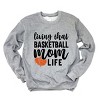 Simply Sage Market Women's Graphic Sweatshirt Basketball Mom Life - 3 of 4