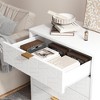 Whizmax 4 Drawer Dresser for Bedroom, Wood Dresser＆Chest of Drawers, Modern Dressers with Gold Metal Handles for Living Room, Hallway, Entryway - 4 of 4