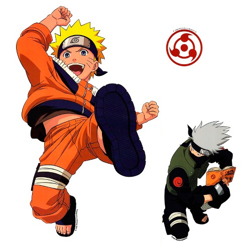 Anime Self Stick Wall Accent Stickers Set Naruto Target