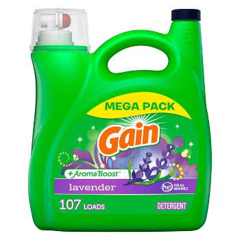 Gain + Aroma Boost Lavender Scent HE Compatible Liquid Laundry Detergent - 154 fl oz