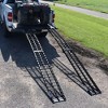 Titan Ramps 2 Pack 10 Foot Folding ATV Loading Ramps, Arched Aluminum Design, Portable and Heavy Duty with 1200 Pound Weight Capacity, Black - 4 of 4