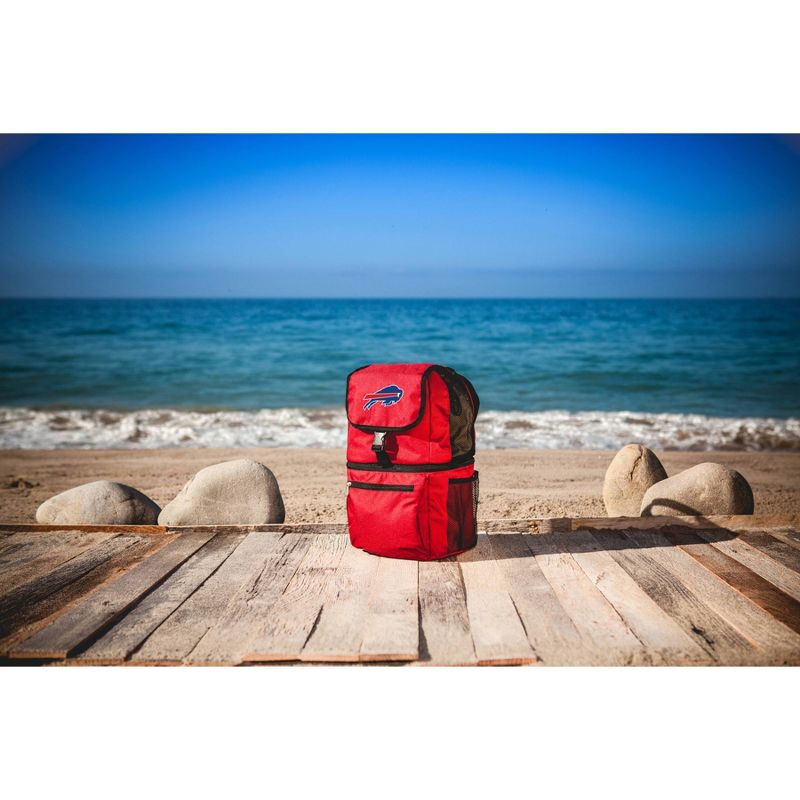 NFL Zuma Cooler Backpack by Picnic Time Red - 12.66qt, 2 of 9