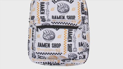 Ichiraku Ramen Shop Backpack - Black and Tan NARUTO ICHIRAKU RAMEN SHOP MINI BACKPACK – Alicia main image 3