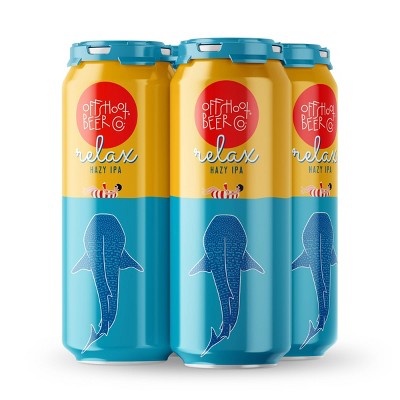 Offshoot Beer Co Relax Hazy IPA - 4pk/16 fl oz Cans