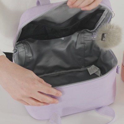 Bridal Lavender Polyester Rectangular Tote Bag with Adjustable Strap