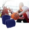 Unique Bargains Sport Absorbing Cotton Terry Cloth Wrist Sweatbands Wristbands 3.15" 1 Pair - 2 of 4